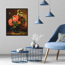 Full Embroidery Fresh Flower Printed Cross Stitch 11CT Cotton Kit (2) Newly