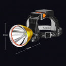Bright USB Rechargeable Fishing Headlight LED Headlamp Head Torch Fishing Light