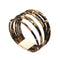Wristband Leopard Leather Bangle  Magnetic Clasp Bracelet Bracelets & Bangles