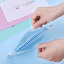 4pcs Portable Ziplock Bags Zipper Dustproof Waterproof Masks Holder Folder Bag