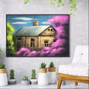 DIY Full Round Drill Diamond Painting Dream Cabin Picture Rhinestone Mosaic Kits
