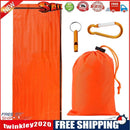 Outdoor Emergency Blanket Set with Whistle Buckle Reusable Warm Blankets