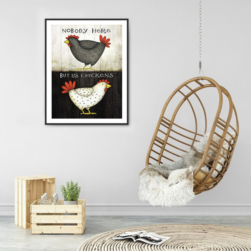 5D Diamond Painting Kit Chicken Full Round Drill DIY Crafts Mosaic Home Picture