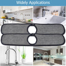#A 2Pcs Kitchen Catcher Water Drip Splash Guard Catcher Pads Bathroom Dry Mat