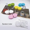 Color Container Box Case Soaking Box Travel Glasses Holder Contact Lens Case