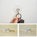 Glass Hangers Rubber Wedding Supplies Wall Hook Transparent Sucker Suction Cup
