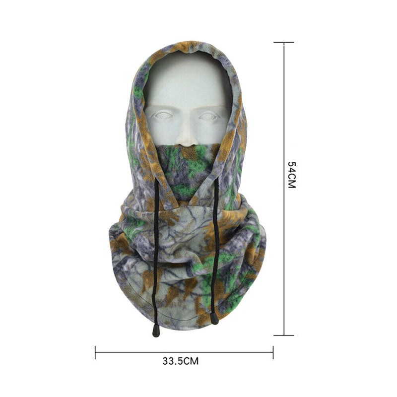 Windproof Outdoor Sports Fleece Head Neck Cover Balaclava Headgear for Women Men