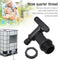 3/4" Plastic Faucet Bucket Tools 16.5mm Barrel Joint C3 Hose For IBCGardenHose.