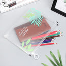 Waterproof Matte Paper Holder File Folder Pencil Case Transparent Document Bag
