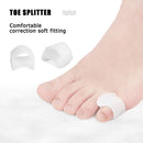 1 Pair Silicone Little Toe Thumb Separators Foot Bunion Hallux Valgus Correctors