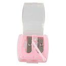 Portable Makeup Pencil Sharpener Double Single Holes Design with Cleaning S