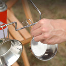 Outdoor Portable Waste Rack Rubbish Bag Holder Trash Bag Frame Hanging Rack