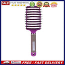 Scalp Massage Bristle Hair Comb Curly Straight Anti Static Hairbrush(Purple