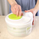 Plastic Large Salad Spinner Leaf Dryer Lettuce Vegs Drainer Dressing Water K9C5