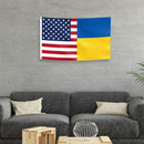 90x150cm Stars and Stripes Blue Yellow Ukraine National Flag Banner No Flag