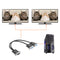 15 Pin VGA Male to 2 Female Y Splitter Cable Monitor Adapter for PC TV
