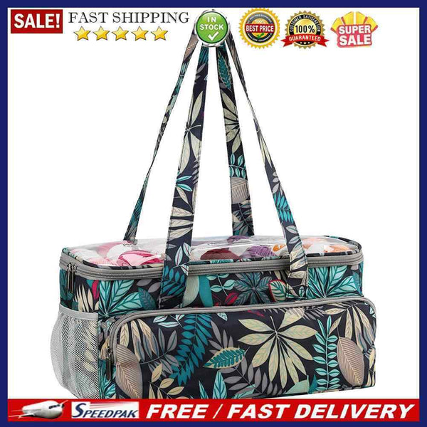 Multifunction Sewing Tool Bag Print Large Capacity Woolen Yarn Storage Bags