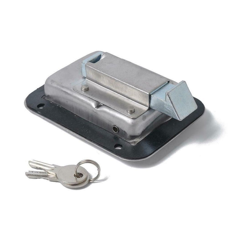 with Keys Stainless Steel Box Lock Handle Lock Cabinet Lock Paddle Door Latch