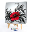 Flower Oil Paint By Numbers DIY Canvas Wall Picture Home Decorations Unframed