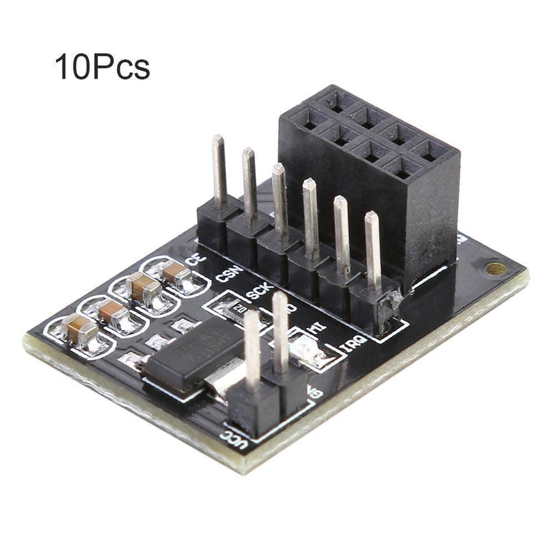 10pcs 3.3V Wireless Adapter Module Socket Adapter Board for 8Pin NRF24L01 Newly