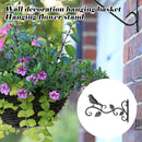 Metal Hanging Flower Plant Basket Flower Pot Support Bracket Household Tools