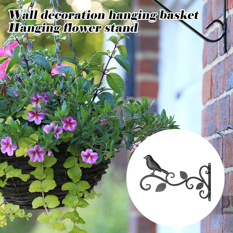 Metal Hanging Flower Plant Basket Flower Pot Support Bracket Household Tools