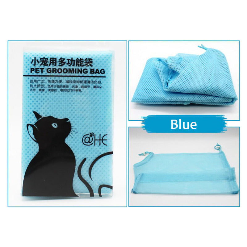 1pcs Adjustable Cat Bathing Bag No Scratching Adjustable Pet Nail Cutting Bag