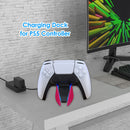 #A DC5V 2A Game Controller Charger Dock for PS5 Dual Ports Fast Charging Stand