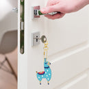 5pcs Diamond Painting Acrylic Keychain DIY Crystal Drill Key Ring Car Charms