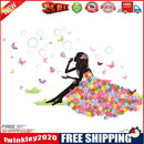 5D DIY Diamond Painting Happy Flowers Girl Cross Stitch Embroidery Mosaic