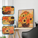 5D DIY Full Drill Square Diamond Painting Flowers Cross Stitch Embroidery