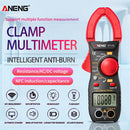 Digital Clamp Meter DC/AC Multimeter Ammeter Voltage NCV Ohm Tester (Red) Newly
