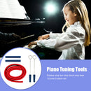 5pcs Professional Portable Piano Tuning Tuner Mute Kit Piano Fixing Tools P