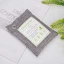 200g Activated Bamboo Charcoal Air Purifying Bag Car Home Deodorant (Grey) Newly
