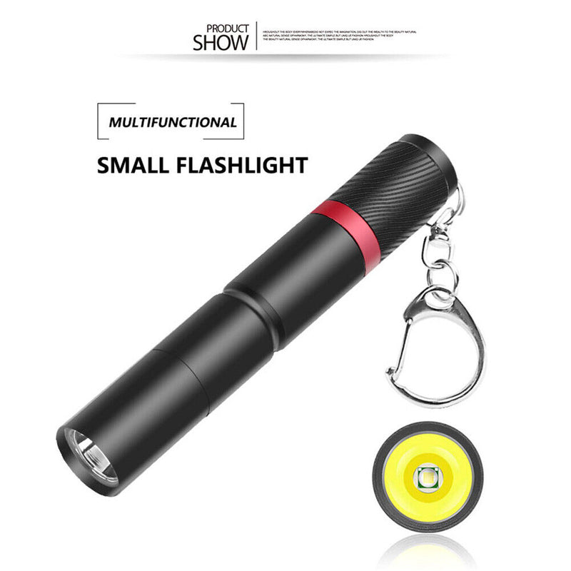 Mini Penlight Portable LED Flashlights 3 Modes Waterproof Camping Hiking Torc
