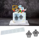 Lace Silicone Sugarcraft Mold Fondant Mat Pastry Cake Decorating Tools (B)