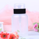 220ml High-Capacity Empty Pump Refillable Nail Polish Remover Bottles Tools