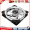 FR-701 PC Case Fan 9 Blade Addressable RGB LED PWM Cooling Fan (Reverse)