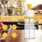 Oil Dispenser Bottle with Brush 2 in 1 Olive Oil Pot for Kitchen (Yellow)