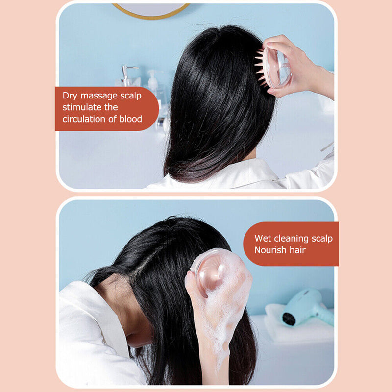 Cleaning Massage Brush Wet Dry Use Massage Airbag Comb Plastic Relief Hair Loss