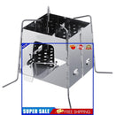 Foldable Camping Grill Outdoor Mini Stove Ultralight Folding Cookstoves