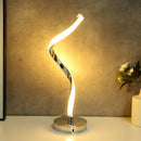 LED Spiral Table Light Eye Protection Reading Lighting Lamp (Warm Light) Newly