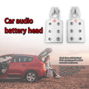 2pcs Car Audio Battery Terminal Connectors Positive Negative Battery Clamps