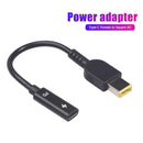 Type-C Female to Square DC Male Plug PD Charging Cable for Lenovo Thinkpad