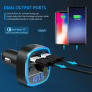 T25S Car FM Transmitter Bluetooth Handsfree MP3 Player Quick Charge 3.0 Charger