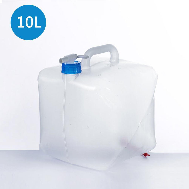 Collapsible Water Container Outdoor Hiking Fishing Camping Water Bag (10L)