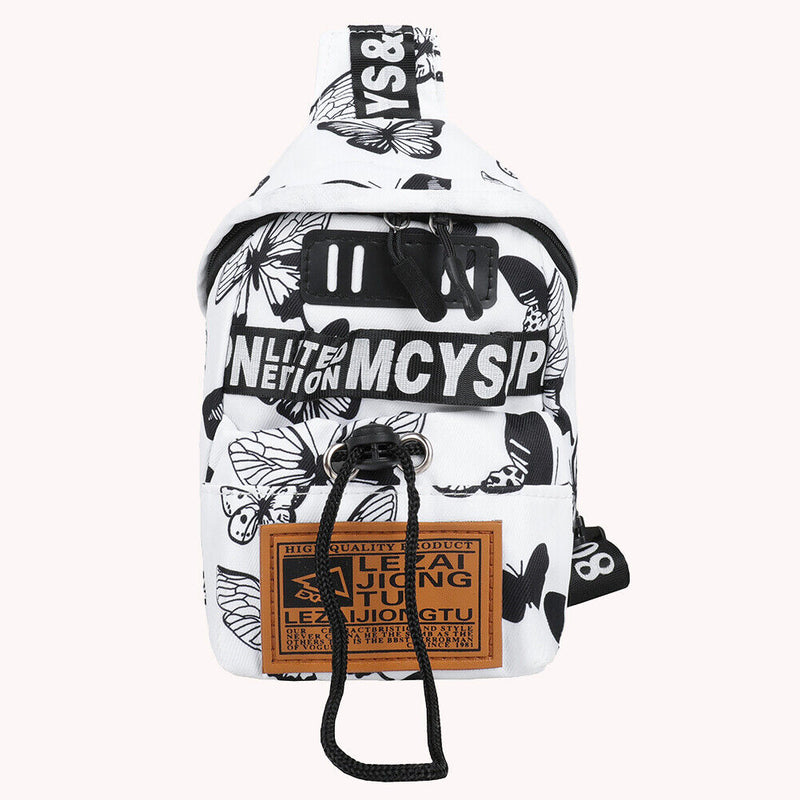 Fashion Women Casual Animal Pattern Printing Small Shoulder Chest Bag Handbags