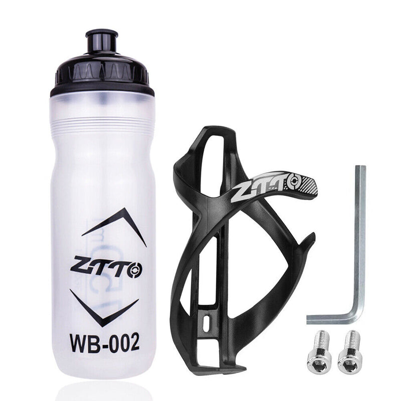 ZTTO 750ml Bike Water Bottle with Holder Outdoor Sports Cycling Drinking Kesse