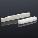 4pcs Guitar Nut Bone Bridge Saddle 6 String Acoustic Guitar Musical Instruments