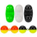 10x Fishing Double Rattle Attractor Fish Bite Alarm Bell Beads (Black)